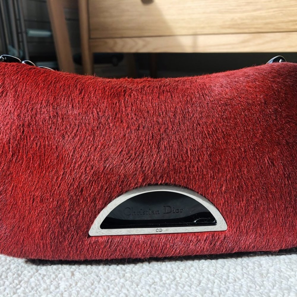 Christian Dior Vintage Red Hair Malice Bag